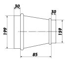 Szűkítő 200/160 mm