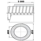 Sonoflex hő és hangszigetelt szellőzőcső NA200 / 5m
