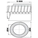 Sonoflex hő és hangszigetelt szellőzőcső NA250 / 5m