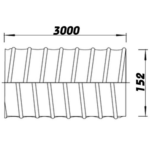 Flexibilis alumínium szellőzőcső AR-152/3