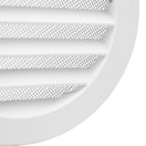 Fém szellőzőrács fehér színű 250 mm rovarhálóval AVW 250