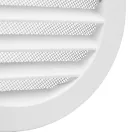 Fém szellőzőrács fehér színű 315 mm rovarhálóval AVW 315