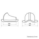 Huzatfokozó tetőátvezetővel 160 mm – Dalap DORN P barna