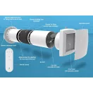ECO PAIR egyhelyiséges hővisszanyerő - WIFI-s