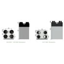 HOLTOP CFA-350 hővisszanyerős szellőztető + VEZÉRLŐ + WIFI