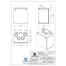 Aerauliqa QR-550A központi hővisszanyerős szellőztető, LCD kijelzős vezérléssel