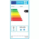 Aerauliqa QR-550A központi hővisszanyerős szellőztető, LCD kijelzős vezérléssel