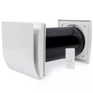   AERAULIQA Pulsar-100 egyhelyiséges hővisszanyerős szellőztető, páraérzékelővel, távirányítóval