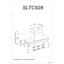Sirius - Páraelszívó SLTC-928 TW 90 cm inox