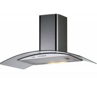 CATA - Páraelszívó C-GLASS 900 LED inox