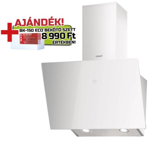 CATA - Páraelszívó LENA 600 XGWH fehér + BK150 ECO bekötő szett