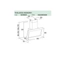 CATA - Páraelszívó THALASSA 900 XGWH/F fehér HOB2HOOD