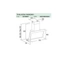 CATA - Páraelszívó THALASSA 700 XGWH/F fehér HOB2HOOD