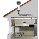 CATA - Páraelszívó GRECO PRO SILENCE 90 BK motor nélkül