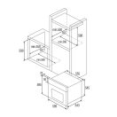 CATA - Beépíthető sütő MDS-8008 X AIR FRYER + Ajándék Pizzasütő szett!