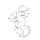 CATA - Beépíthető sütő MDS-8007 BK
