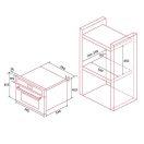 NODOR - Beépíthető sütő NorChef MO-4800 DB