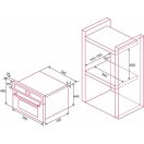 NODOR - Beépíthető gőzsütő NorChef SO-4800 DB