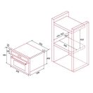 NODOR - Beépíthető sütő NorChef MO-4800 CU