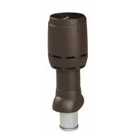 VILPE 125P/IS/500 FLOW tetőszellőző, barna