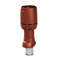 VILPE 125P/IS/500 FLOW tetőszellőző, vörös