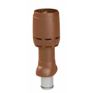 VILPE 125P/IS/500 FLOW tetőszellőző, téglavörös