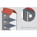 Centrifugális fürdőszobai ventilátor 80 mm AERAULIQA QXD-80