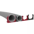 HEATPEX - Csőrögzítő - DN90 mm piros ARIA CONNECT (10 db)