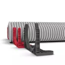 HEATPEX - Csőrögzítő - DN90 mm piros ARIA CONNECT (100 db)