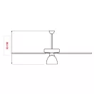 ARDES 5A120L Mennyezeti ventilátor 120 cm