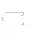 ARDES 5A90 Mennyezeti ventilátor 90 cm