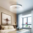 Ardes 5PL50 Mennyezeti ventilátor távvezérlővel, 3200 lumen LED világítással - 48 cm