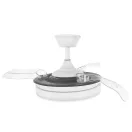 Ardes 5PL92 Mennyezeti ventilátor távvezérlővel, 2200 lumen LED világítással - 92 cm