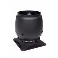   VILPE 200S 400x400-as tetőszellőző, fekete - A készlet erejéig rendelhető!