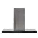 Davoline - Páraelszívó SQUARE sziget 90 cm fekete üveg előlappal