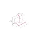 Nodor - Páraelszívó NorBreeze SLIM 90 CU Hob to Hood