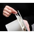 Üveg előlap hatású fürdőszobai ventilátor időzítővel fehér CATA E-100 MT