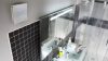 Üveg előlapos fürdőszobai ventilátor páraérzékelővel fehér CATA E-100 GTH
