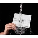 Üveg előlapos fürdőszobai ventilátor páraérzékelővel fehér CATA E-100 GTH