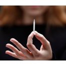 Üveg előlap hatású fürdőszobai ventilátor 100 mm páraérzékelővel fehér CATA E-100 MTH