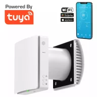   HOLTOP/AIRWOODS - AV-TTW5-W NCIE15CO2 egyhelyiséges hővisszanyerős szellőztető automata zsaluval, WiFi-vel, CO2 érzékelővel, 15 - 25 cm falhoz