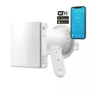 HOLTOP/AIRWOODS AV-TTW5-W egyhelyiséges hővisszanyerős szellőztető automata zsaluval, WiFi csatlakozással, páraérzékelő szenzorral, pollenszűrővel