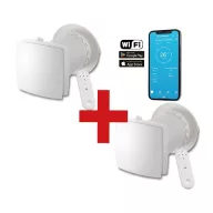   HOLTOP/AIRWOODS AV-TTW6-W Pro ISO egyhelyiséges hővisszanyerős szellőztető (2 db), automata zsaluval, WiFi csatlakozással, kültéri hangcsillapító elemmel
