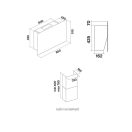 Falmec - Páraelszívó COVER 85 fekete üveg