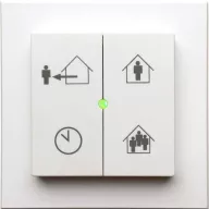   Siber - Wireless 4 gombos vezérlő egység központi hővisszanyerős szellőztetőhöz