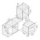 ELICA - Beépíthető sütő VIRTUS MULTI 60 DD BL + Ajándék Pizzaszett