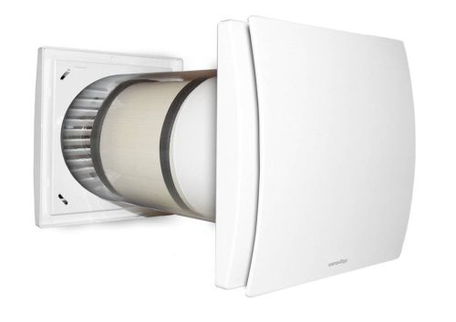 Aerauliqa Quantum HR-150 Pro ISO + páraérzékelő egyhelyiséges hővisszanyerős szellőztető