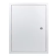 Zárható fém szervizajtó 500x800 mm, fehér