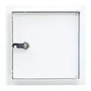 Zárható fém szervizajtó 250x250 mm, fehér