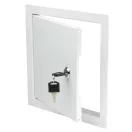 Zárható fém szervizajtó 200x250 mm, fehér